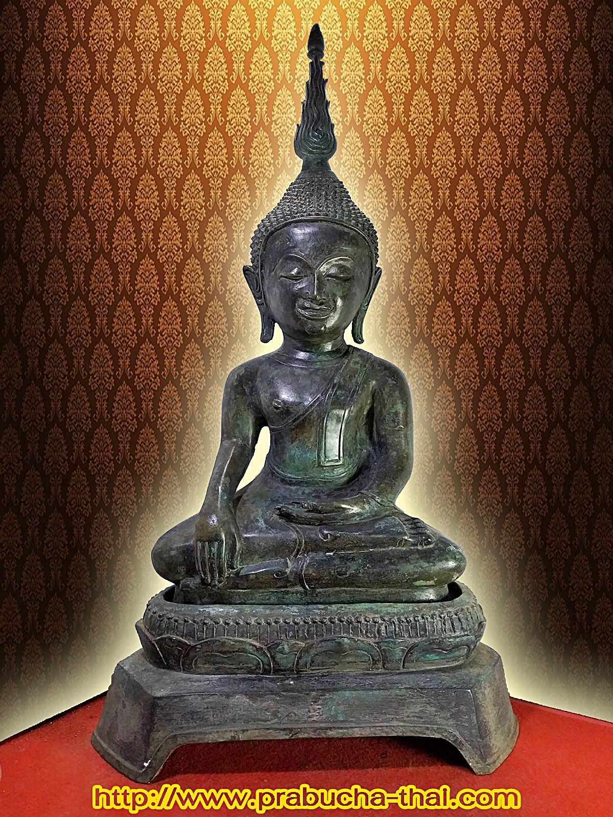 พระเชียงรุ้ง หน้าตัก 9 นิ้ว ฐานถอดได้