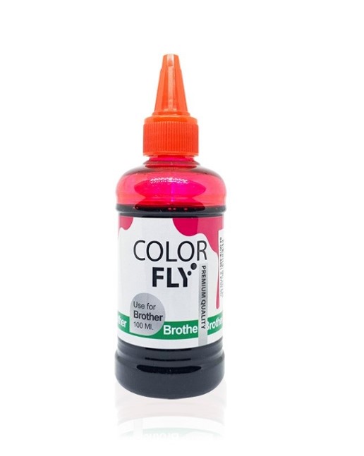 Color Fly Refill Ink Jet หมึกเติมเครื่องพิมพ์ เครื่องปริ้นท์ Brother สีแดง