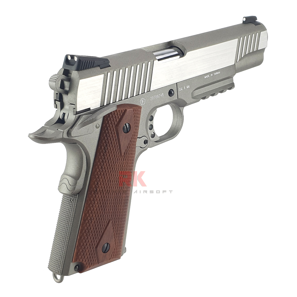 KWC M1911 Tactical Co2 GBB - Silver