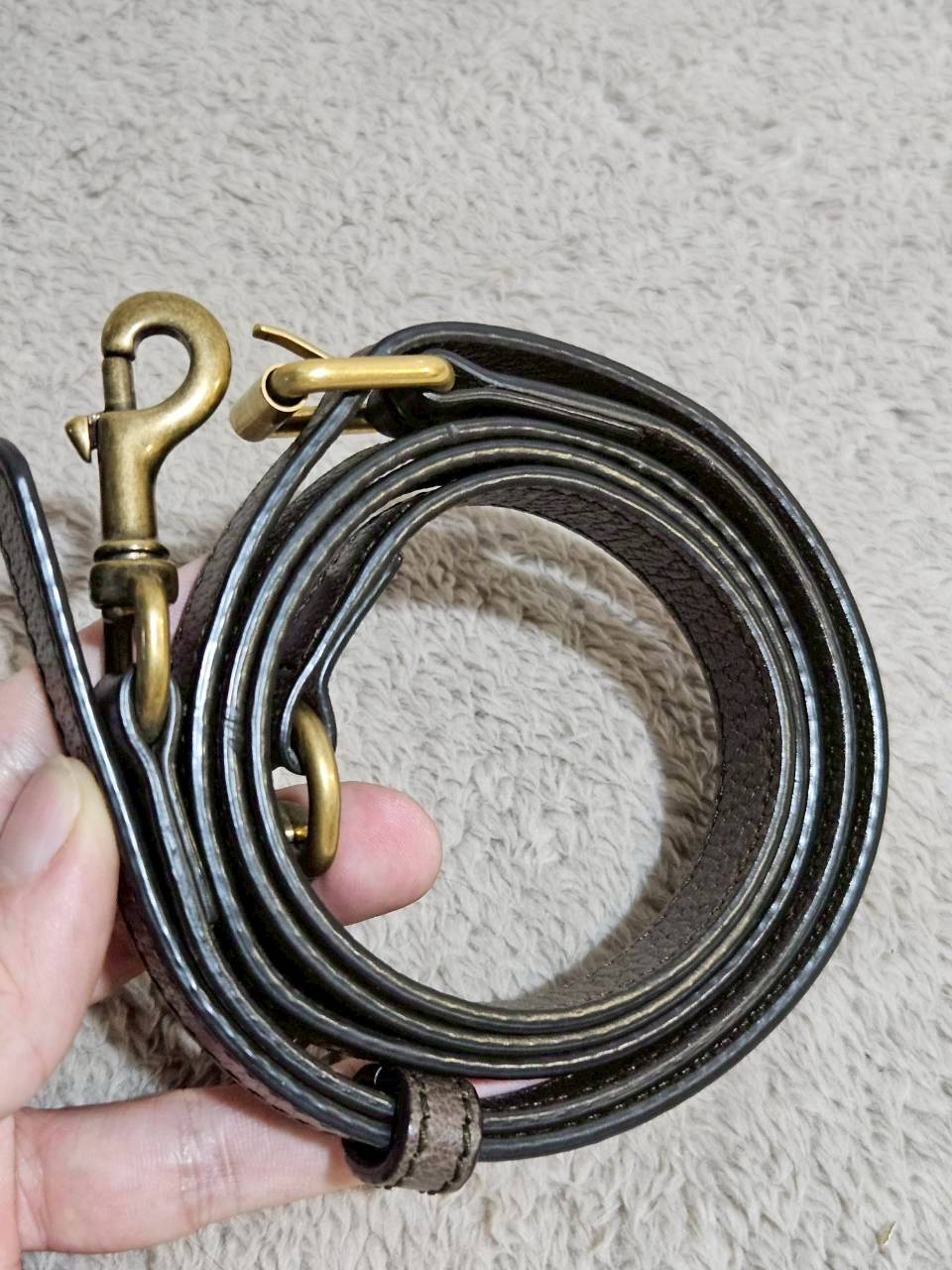 Gucci 575722 Ophidia Shoulder Bag Supreme Beige Brown