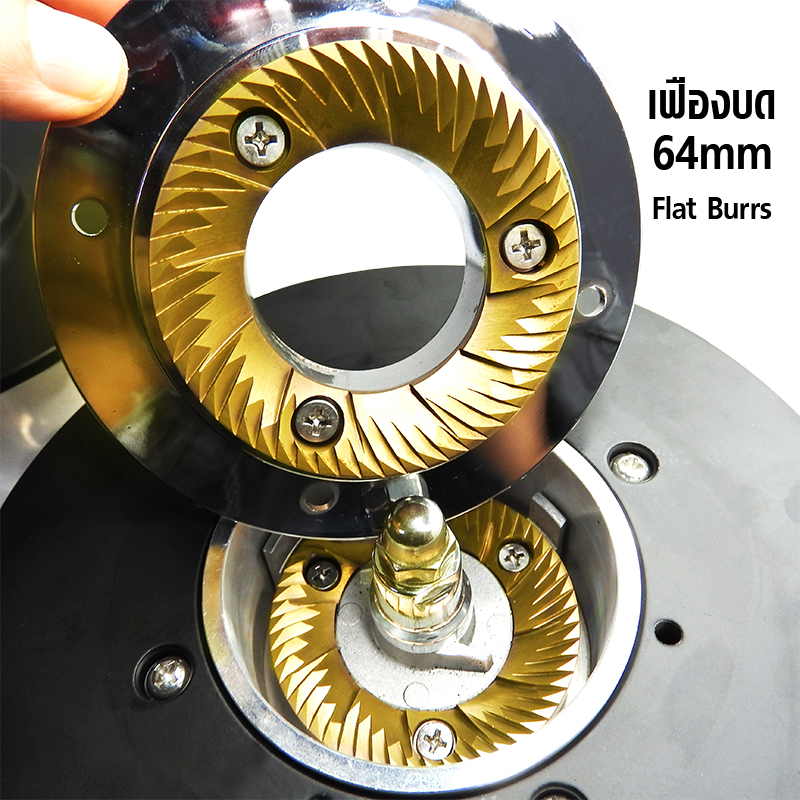 เครื่องบดกาแฟ APRESSO A7 mini เฟืองไทเทเนียม 64 มม. พกพาสะดวก