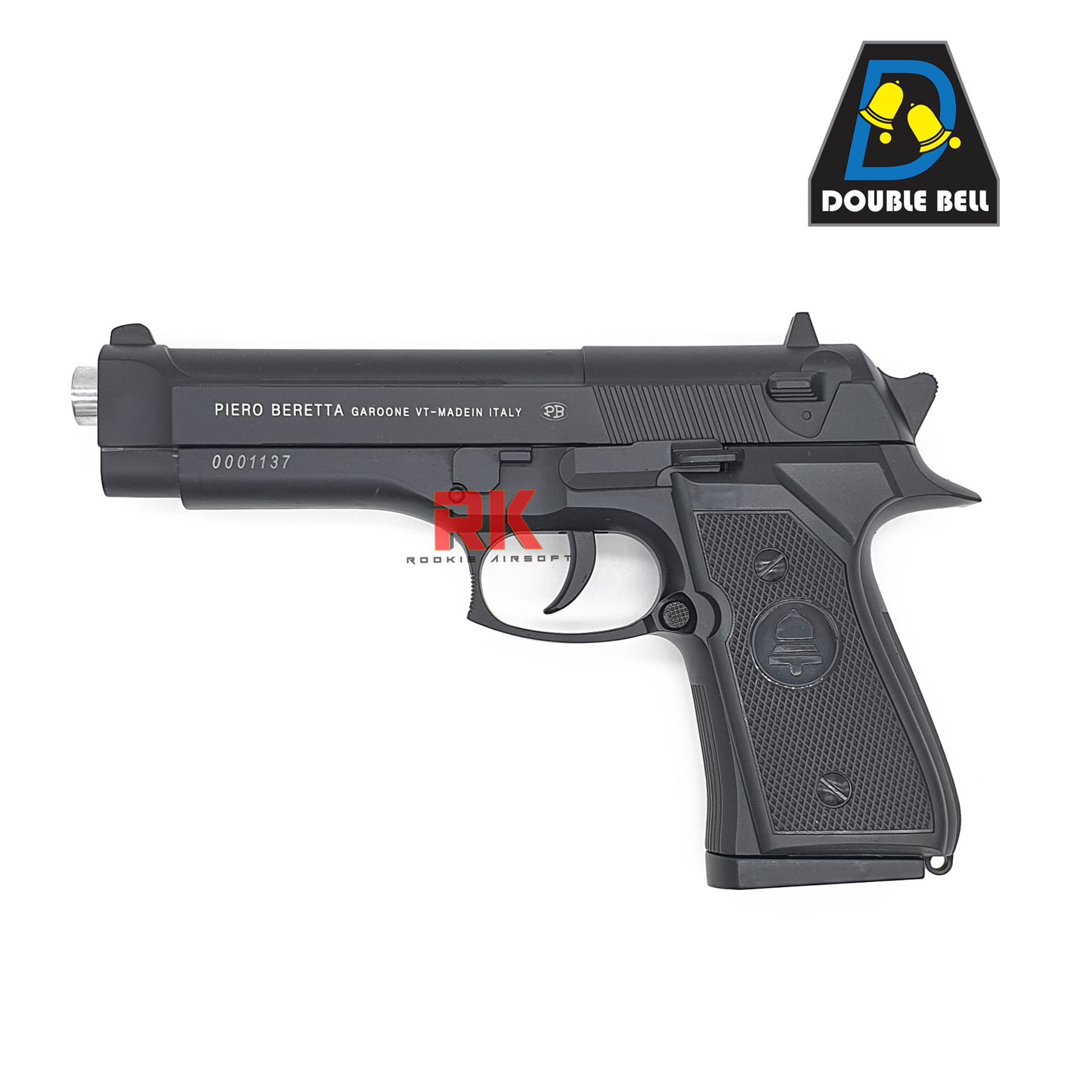 ปืนอัดลมสปริง Double Bell 602 ทรง M92 Beretta