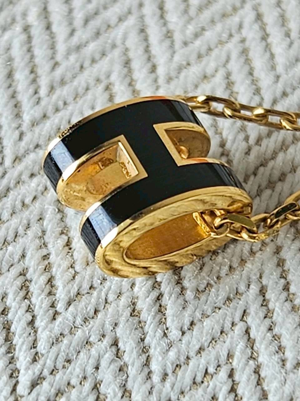 Hermes Mini H Pop Pendant