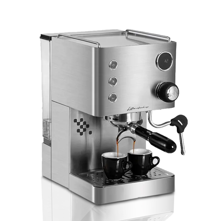 เครื่องชงกาแฟ เอสเปรสโซ่ Gemilai พกพา ระบบหม้อต้ม 2 ใบ