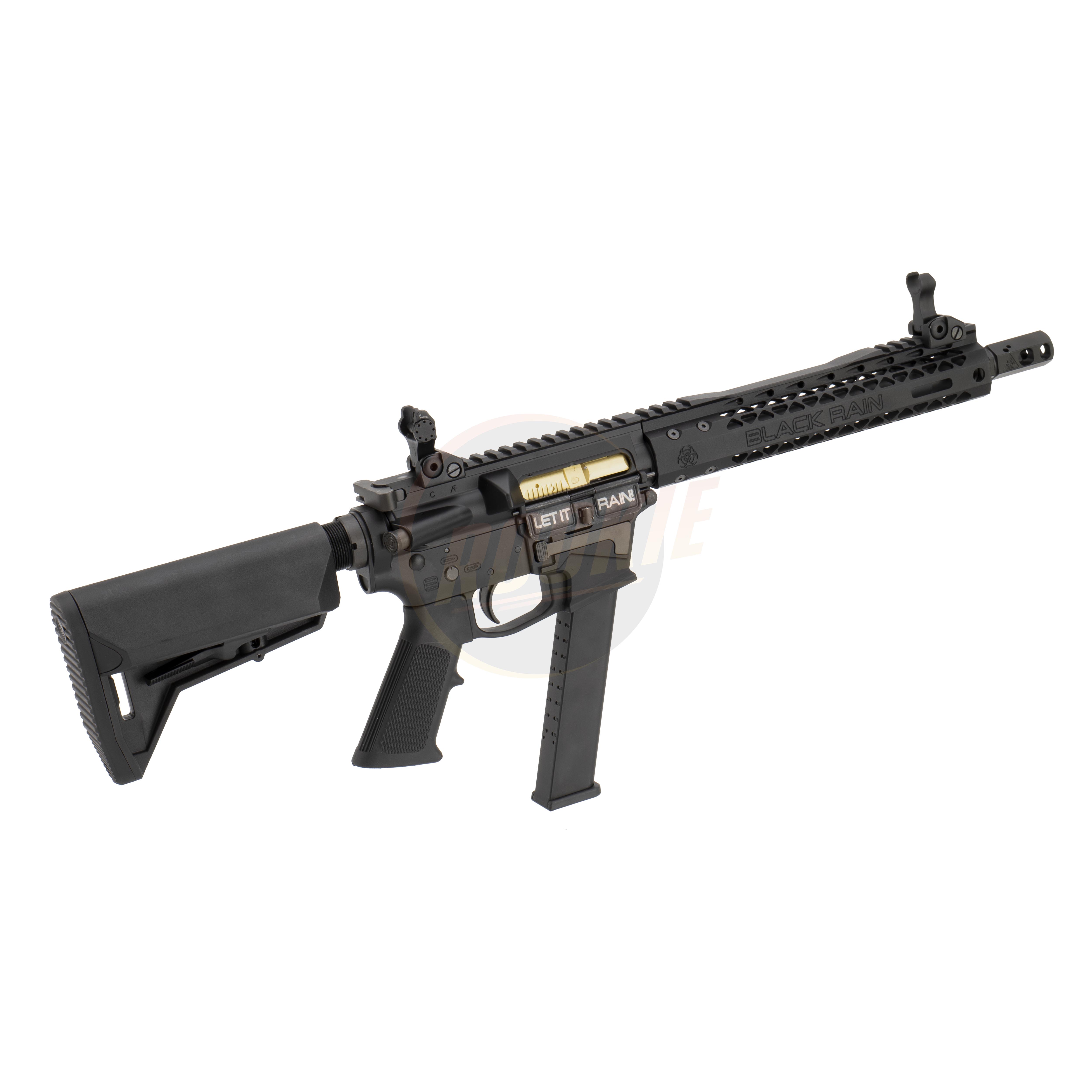 EMG / KA TWS Black Rain Ordnance 9mm Carbine GBBR - Black