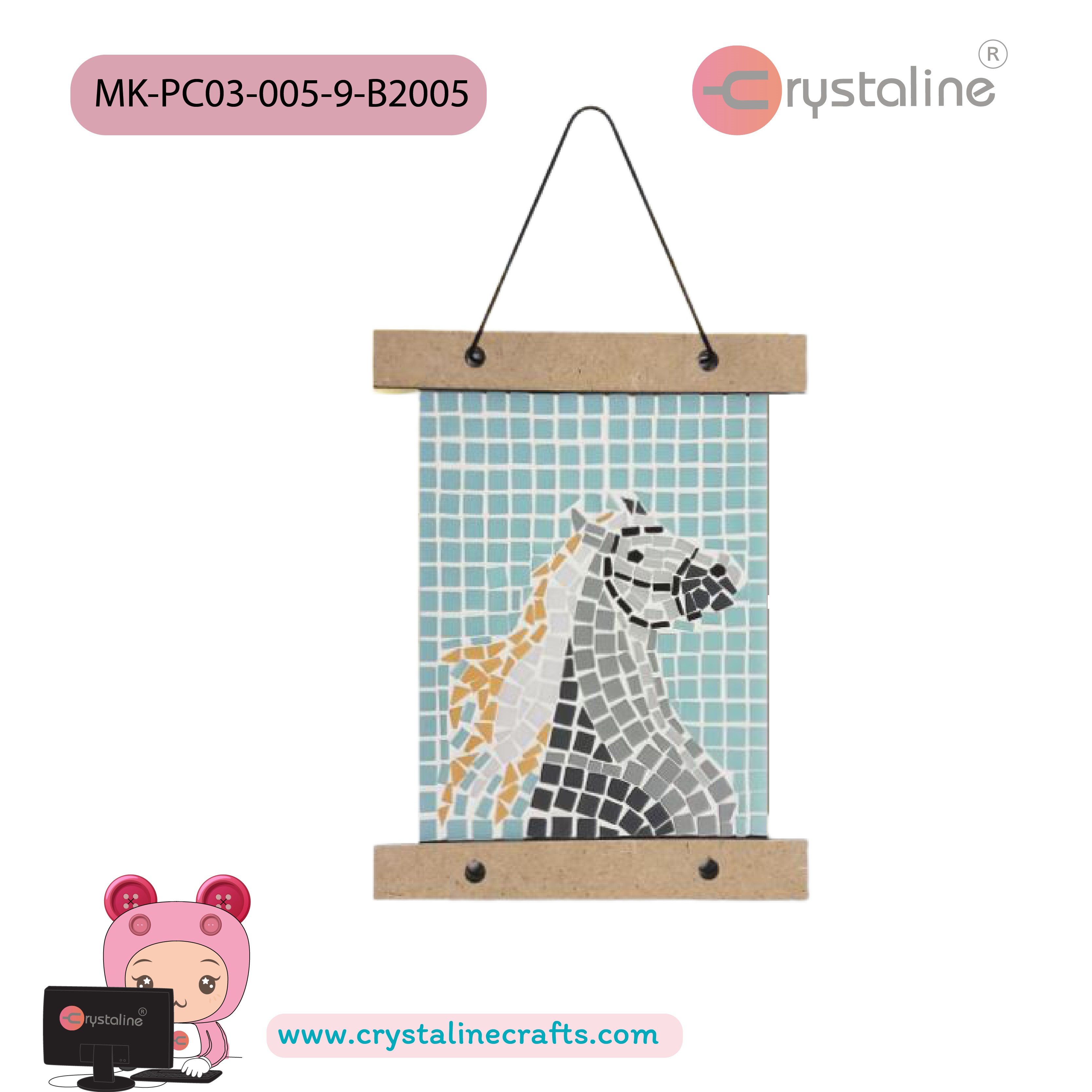 Picture kit -Horse (size 12x14 cm,1pc/pack)