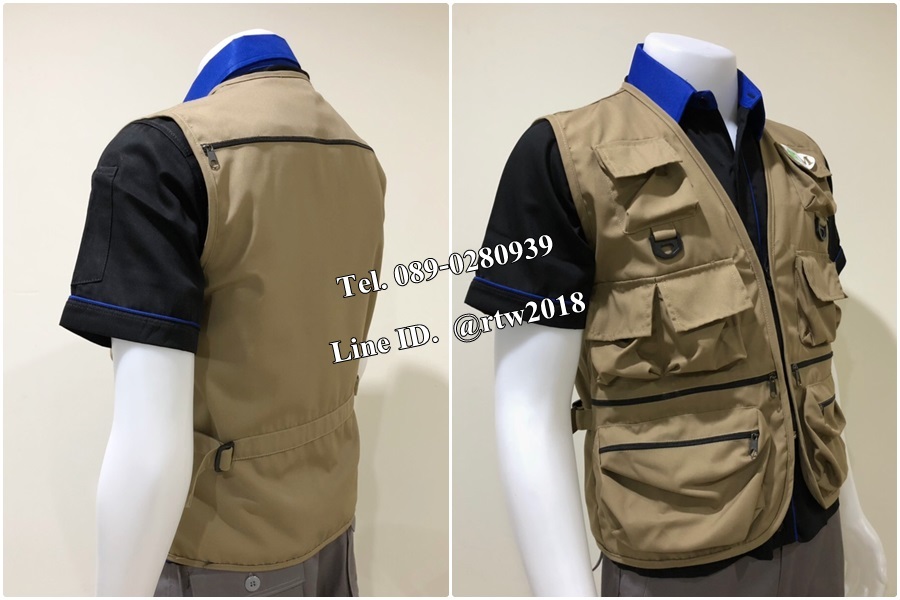 รหัส J2 : เสื้อกั๊กสีกากี