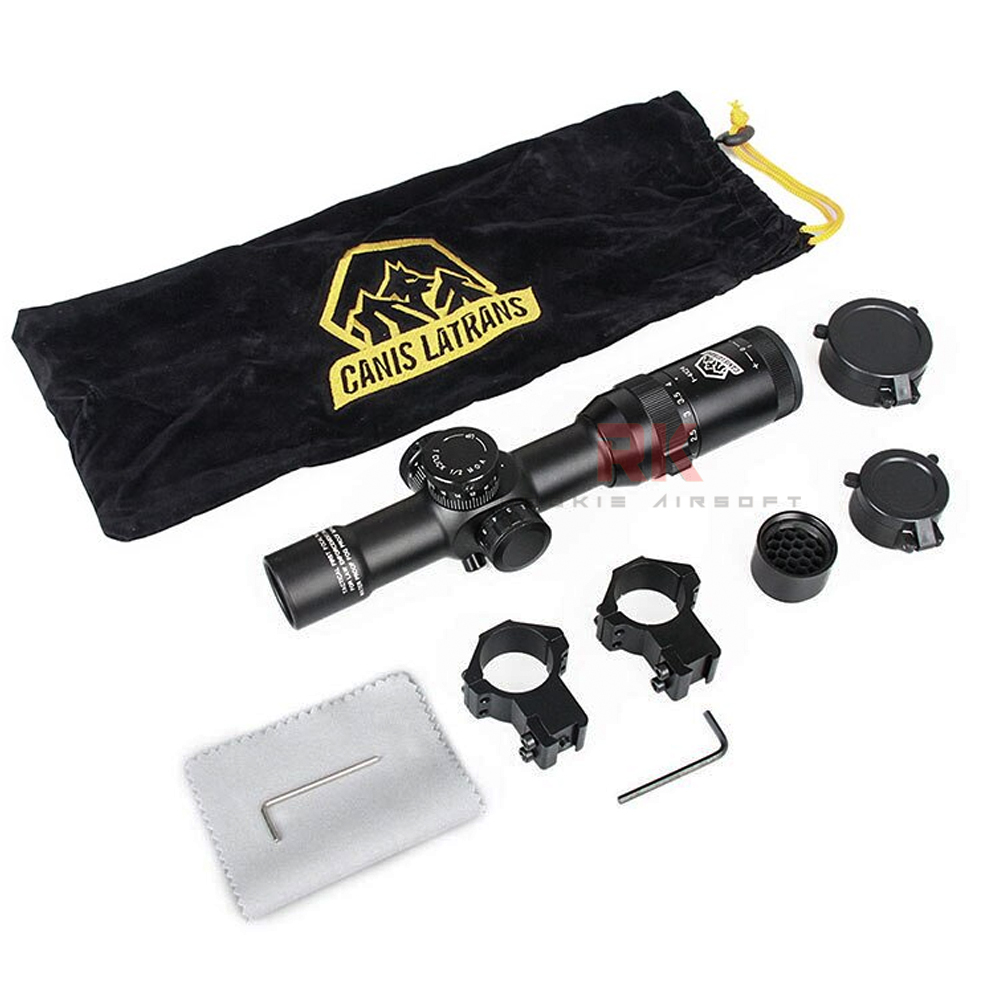 Canis Latrans 1-4x24mm IRF Scope (Black)