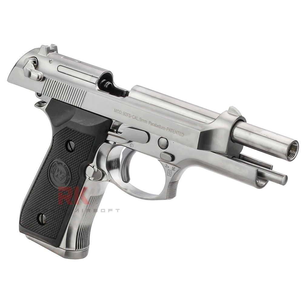 WE Beretta M92 Semi Version GBB (Silver)