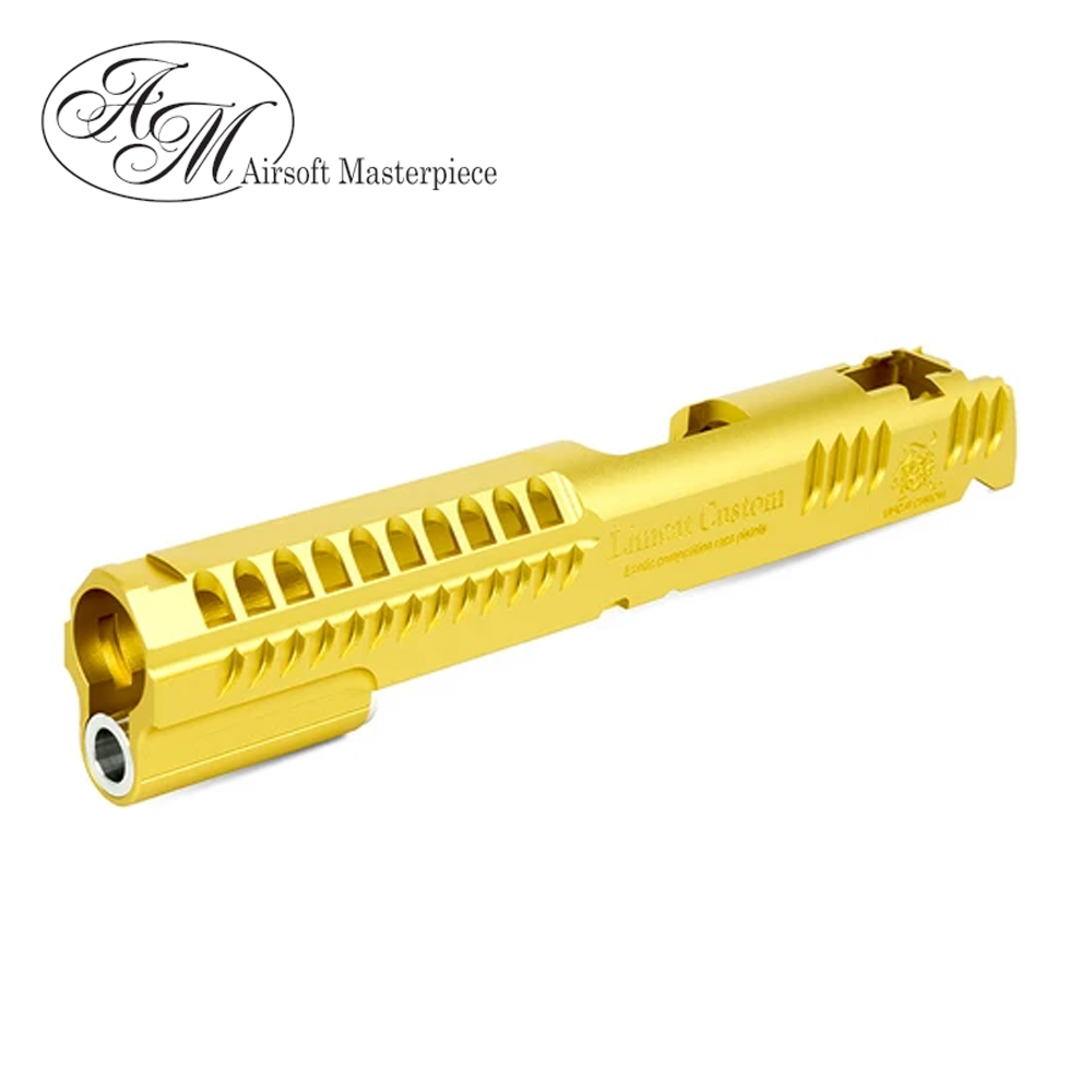 Airsoft Masterpiece LimCat Custom Standard Slide for Hi-CAPA / 1911 (Gold)