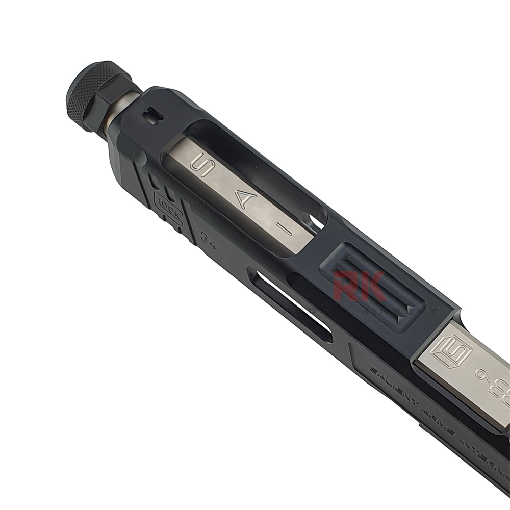 GunsModify SAI G34 RMR Slide Full Set for Marui G17 / G34 (Silver)