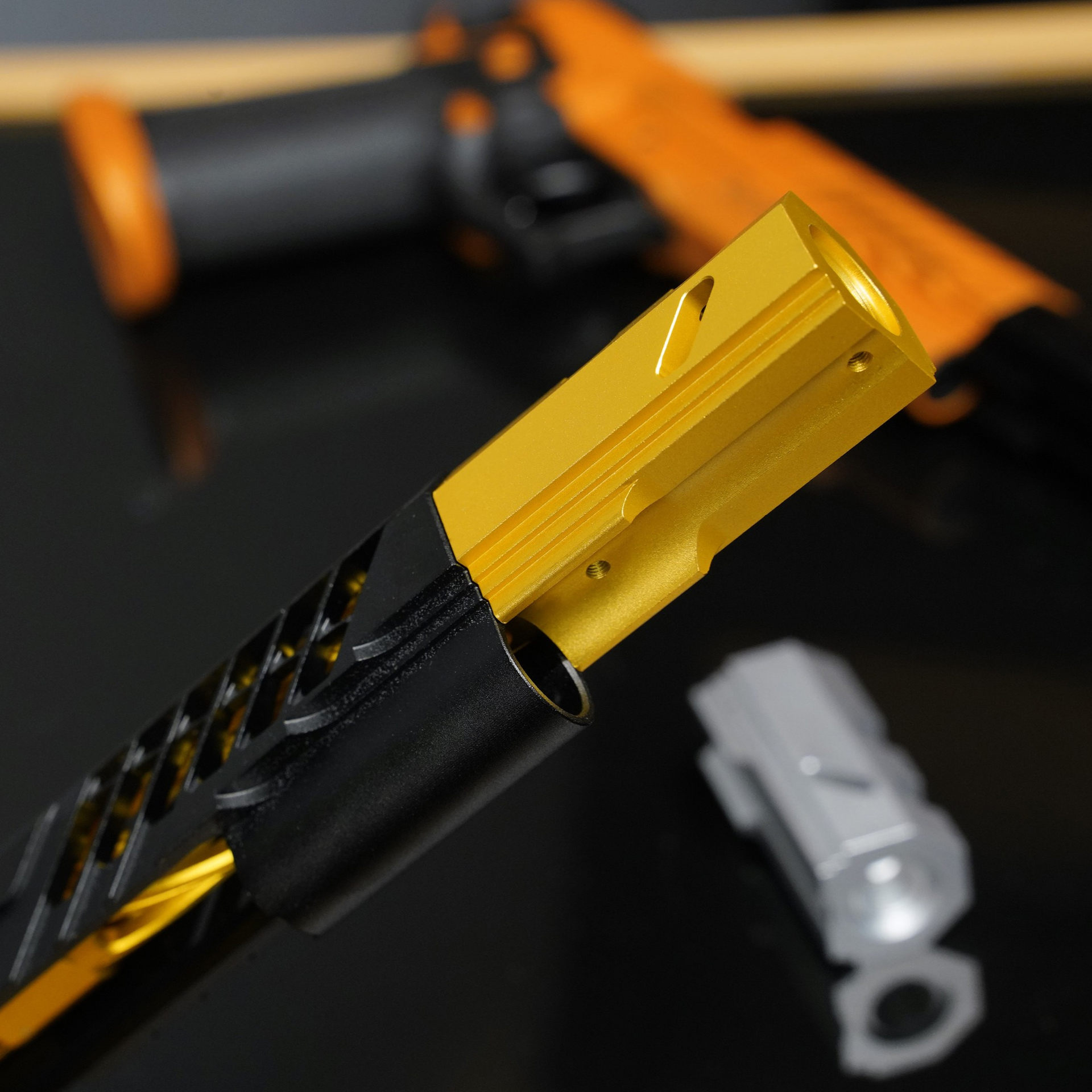 Revanchist 14mm CCW Dr.Black Style Compensator for Hi-CAPA