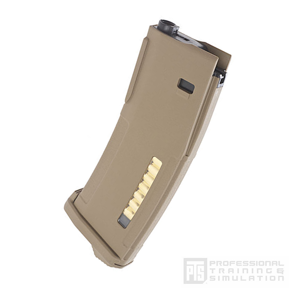 PTS EPM 30/120rds Mid-Cap for Tokyo Marui Recoil Shock M4/SCAR-L (FDE)