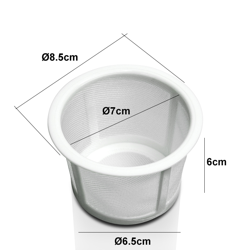 ตะแกรงดริป ตะกร้าดริป สีขาว