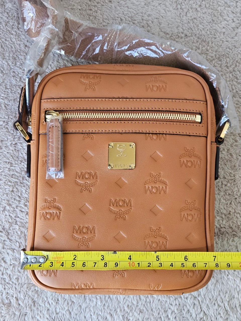 MCM Klassik Leather Crossbody Mini Bag