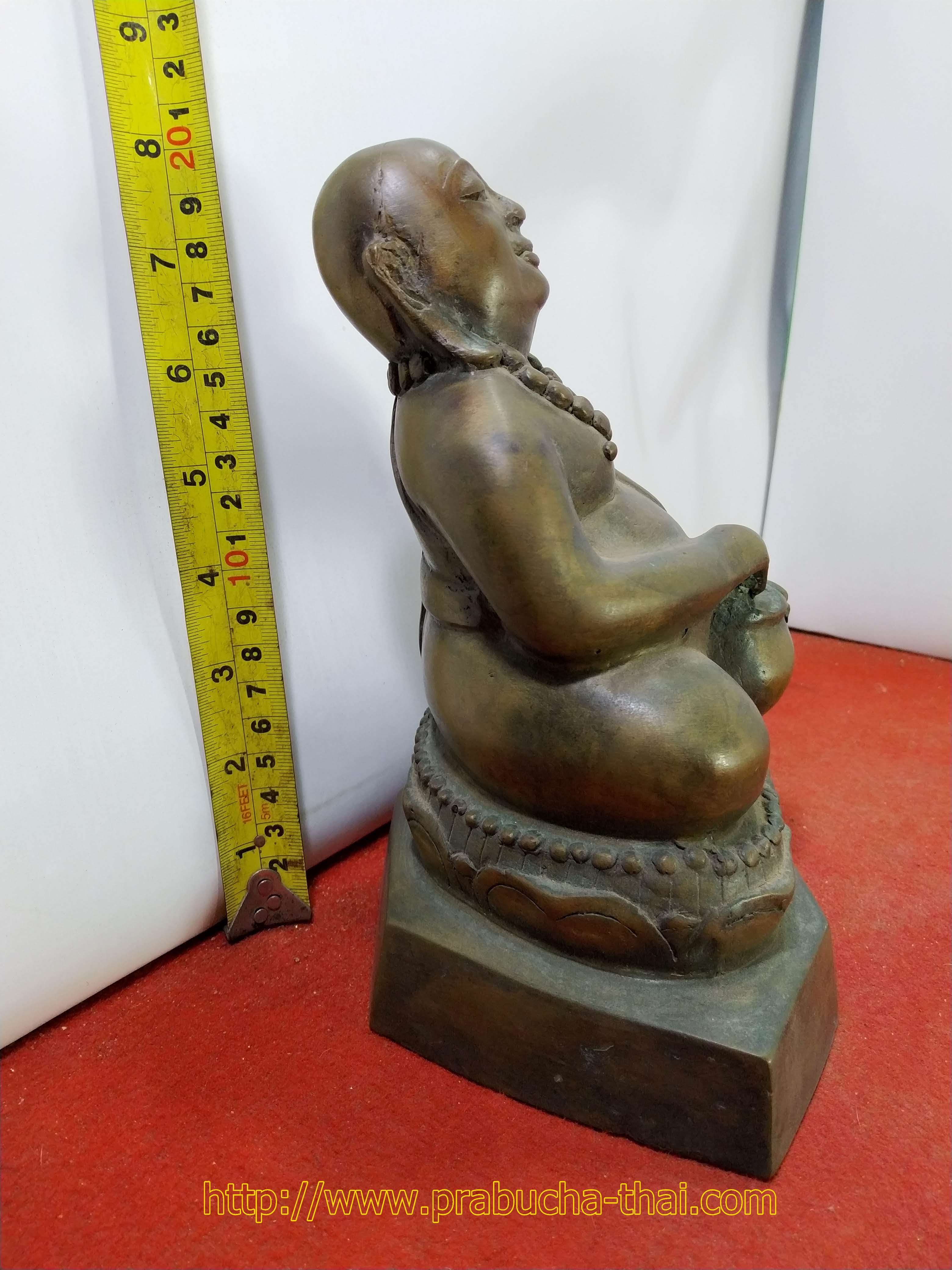 พระสังกัจจายน์ ปางจกบาตร เนื้อโลหะสำริด หน้าตัก 5 นิ้ว