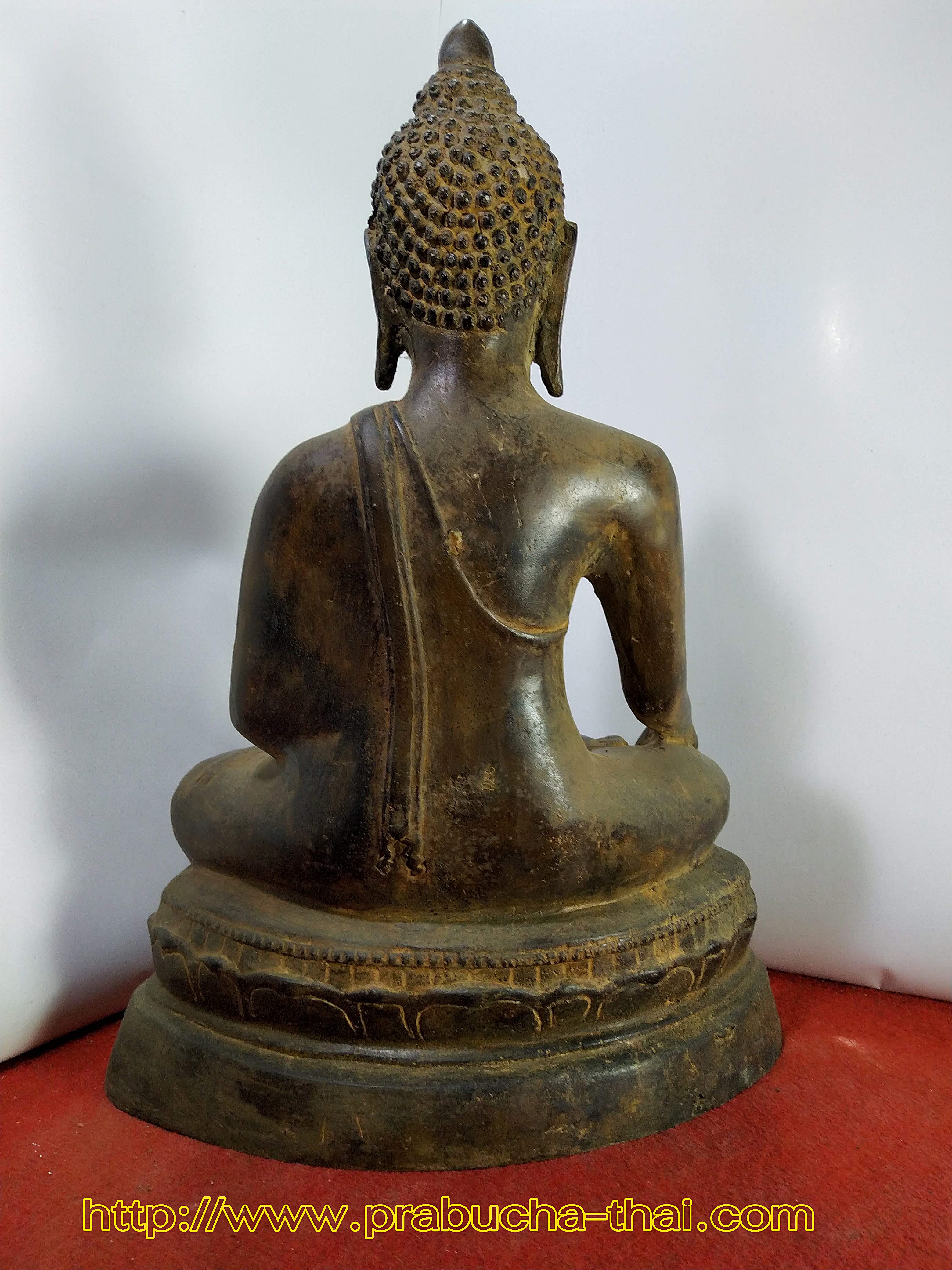 พระเชียงแสน สิงห์๑ ปางชนะมาร หน้าตัก 9 นิ้ว เนื้อสำริด