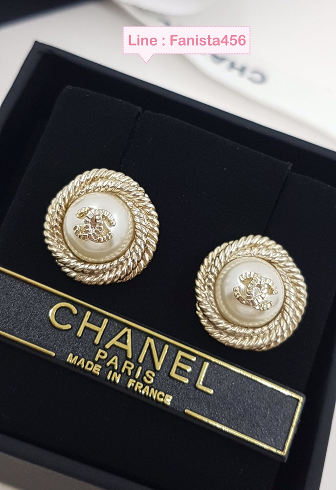 ต่างหูชาแนล Chanel Earring ต่างหูชาแนลมุก งาน Hiend
