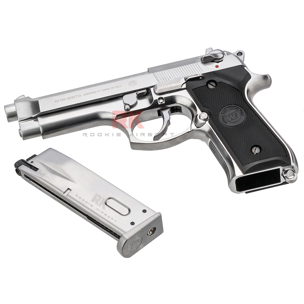 WE Beretta M92 Semi Version GBB (Silver)
