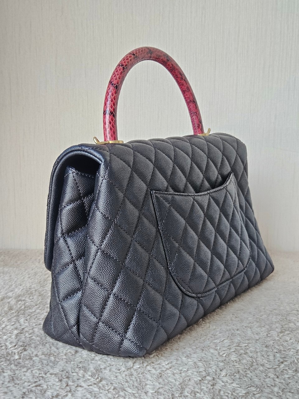 Chanel Coco 10.5 Caviar Lizard holo26