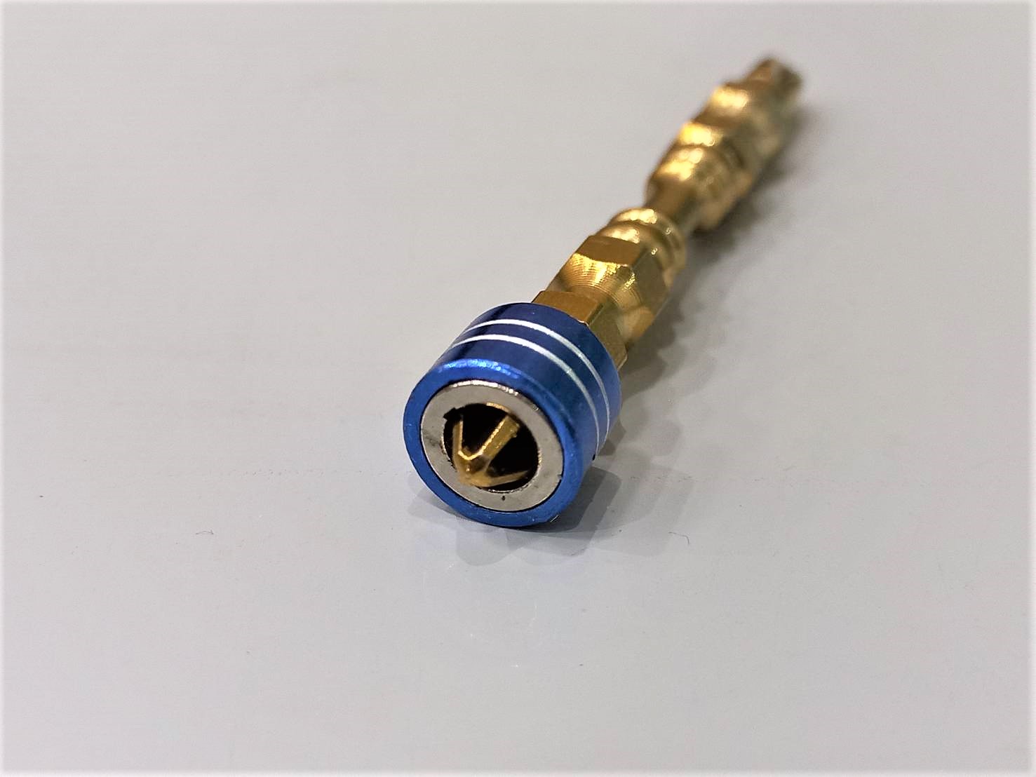 ดอกไขควงลม ปลอกแม่เหล็ก สีทองหัวน้ำเงิน