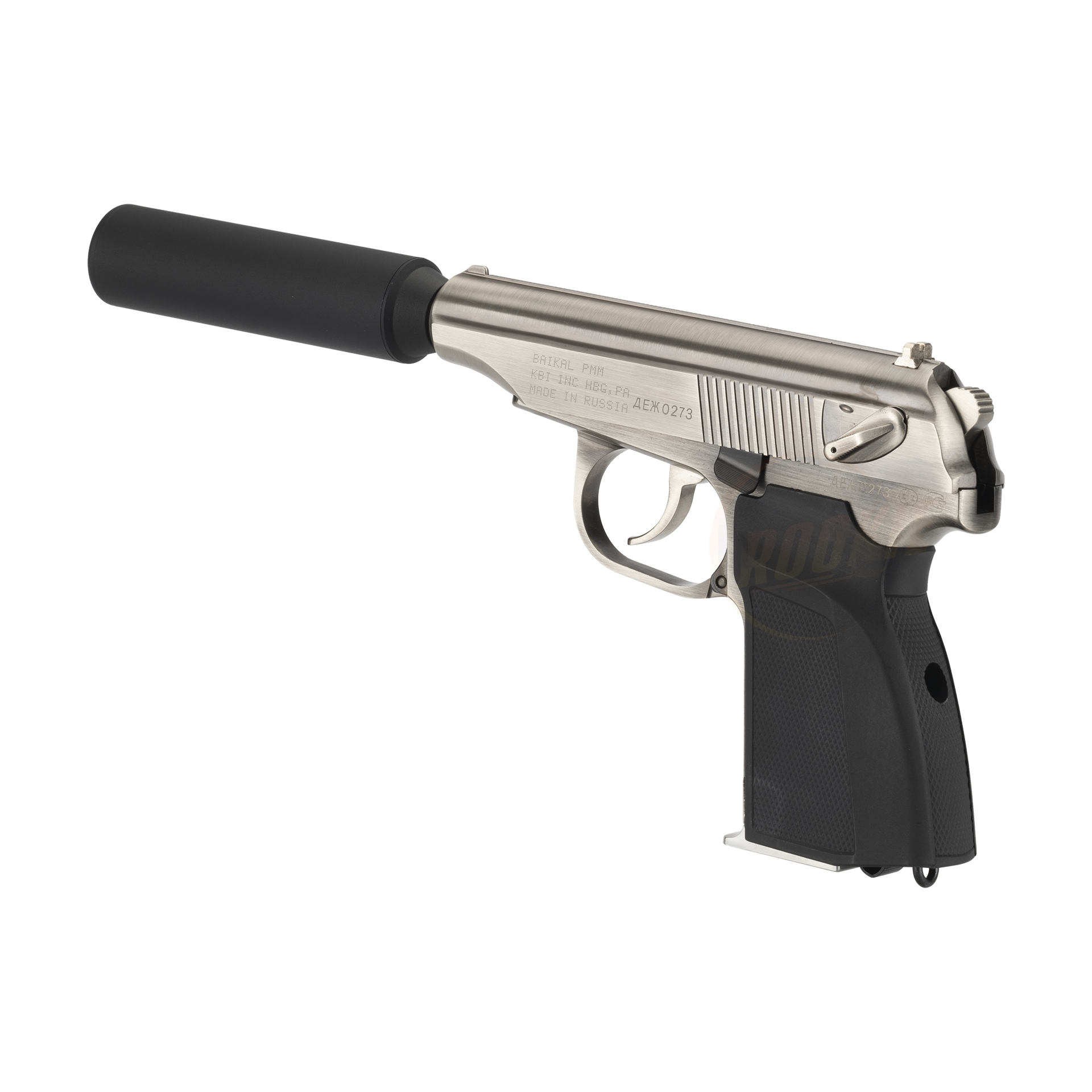 WE Makarov 654K with Silencer (Silver)