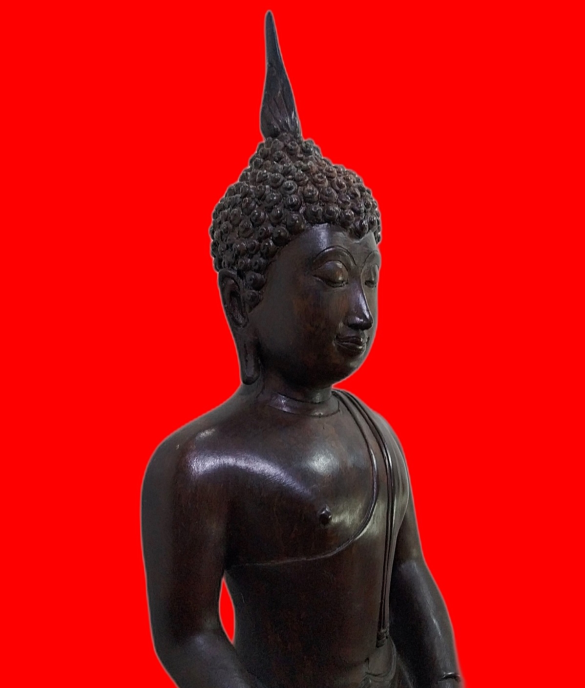 พระสุโขทัย ฐานเขี้ยง หน้าตัก 11 นิ้ว ปางชนะมาร