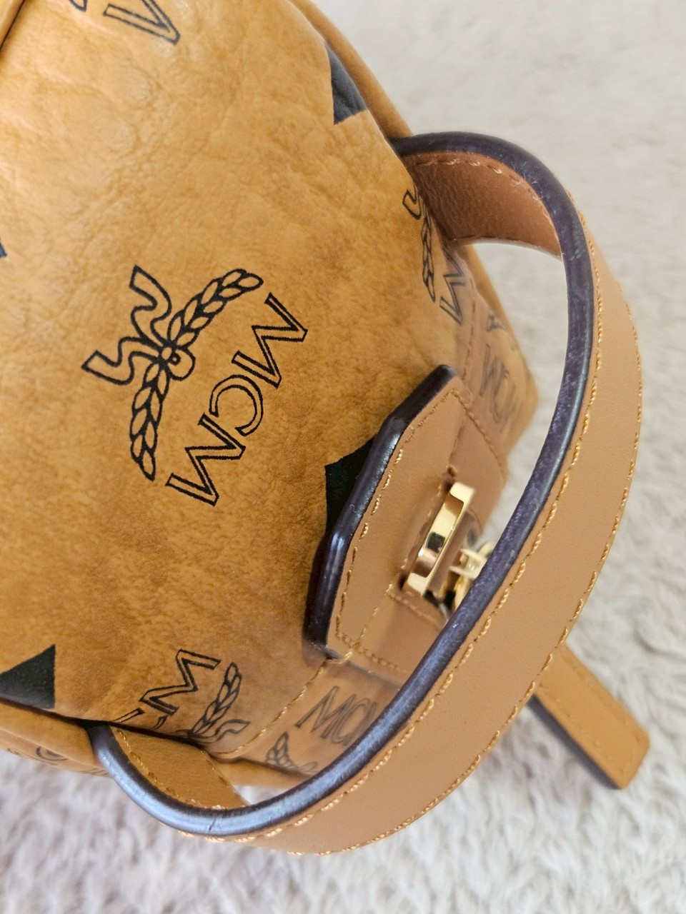 MCM Geo Laurel Wash Bag