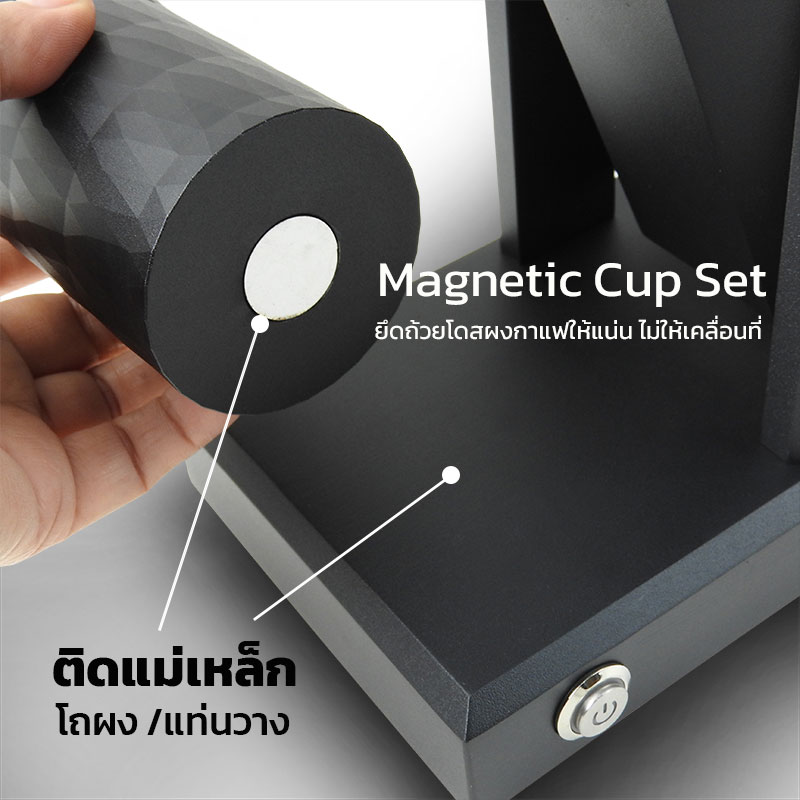 เครื่องบดกาแฟ APRESSO A1 PRO เฟืองบดคอปเปอร์ Ø40 มม. ปรับหยาบ–ละเอียด 19 ระดับ