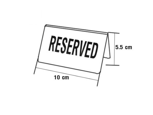 ป้ายจองโต๊ะ Reserved 1617-023