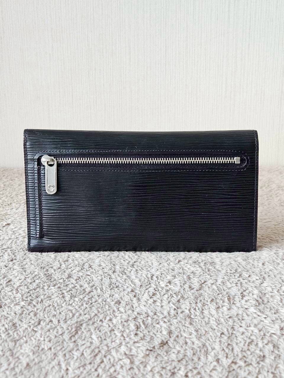 LV Eugenie Black Epi Wallet