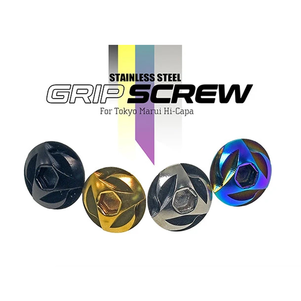 CowCow Stainless Steel Grip Screw for Hi-CAPA (Black)