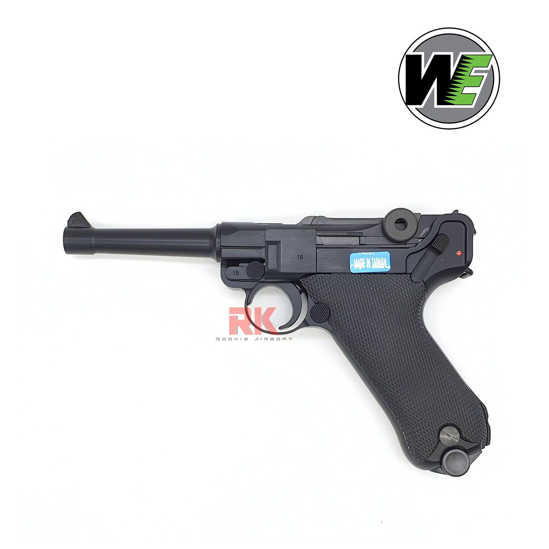 WE Luger P08 4 นิ้ว GBB - Black