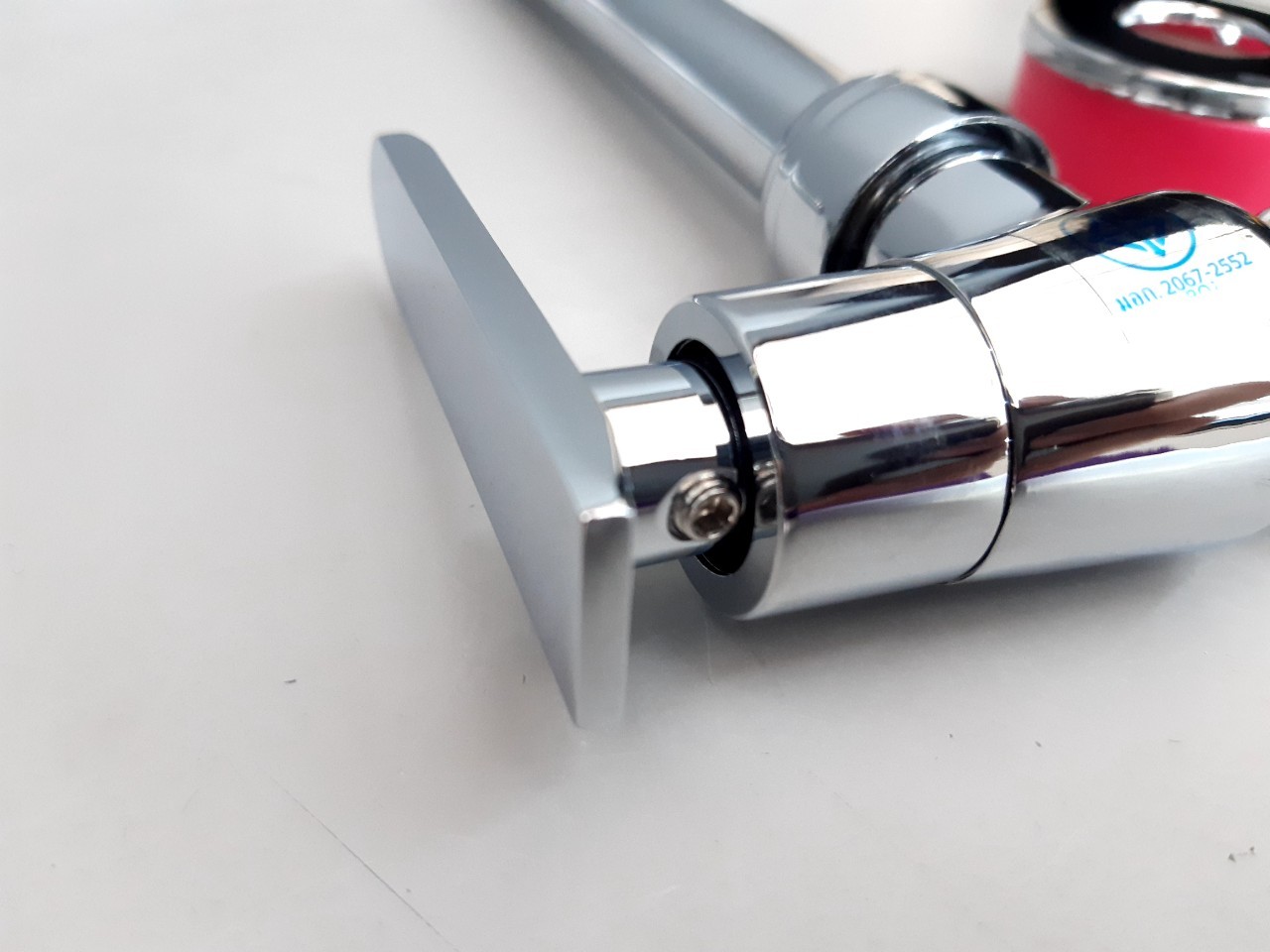 ก็อกอัดแผงซิงค์ติดผนังไม้ไอติม งวงโค้ง SG009