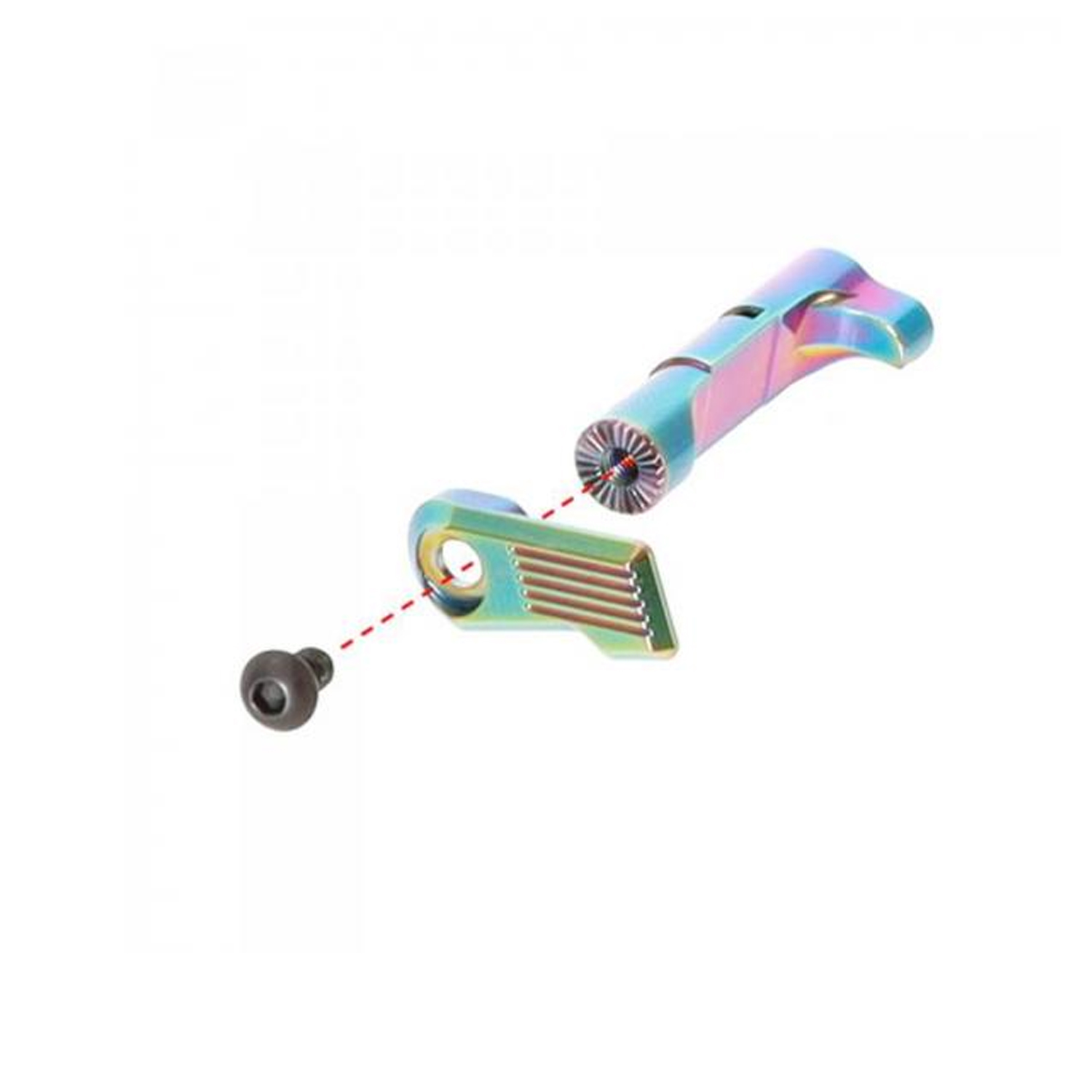 LAYLAX Nine Ball Custom Extended Magazine Catch for Marui Hi-CAPA (Heat Gradation)