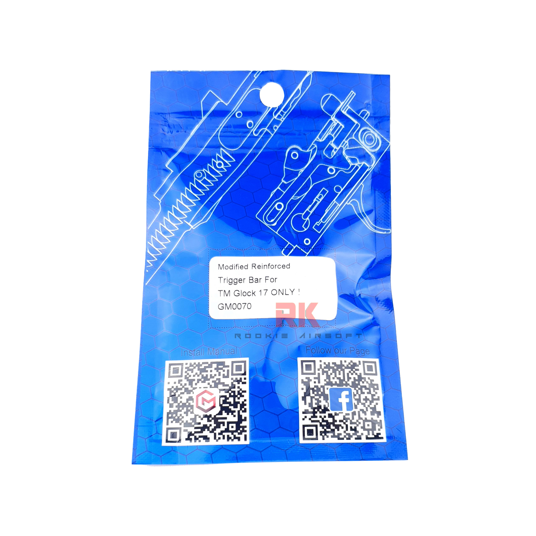 GunsModify Steel Trigger Lever for TM G17 - Gold