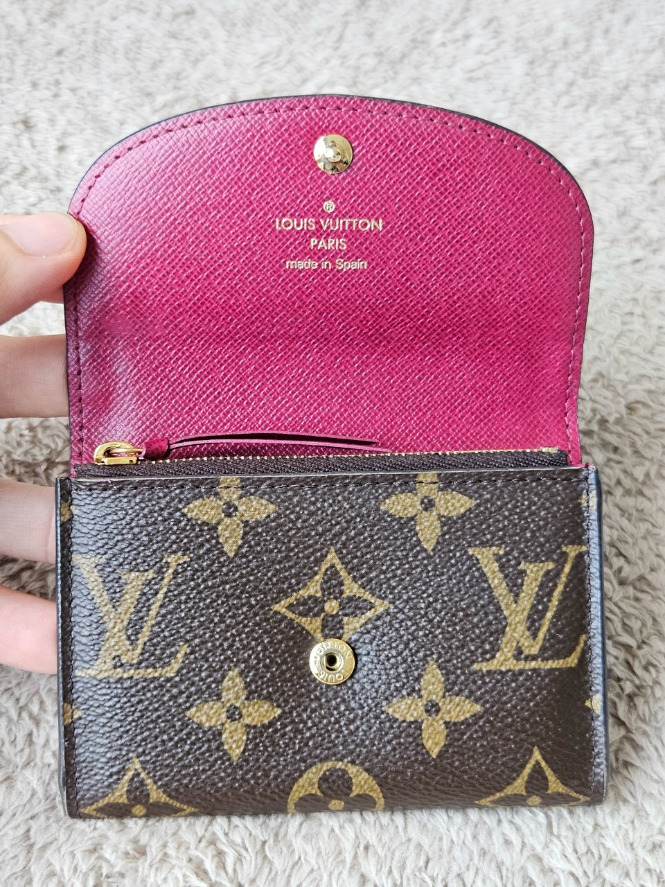 LV M41939 Rosalie Coin Purse Microchip