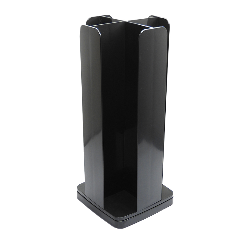 ที่ใส่แก้วกาแฟ หรือ แก้วเครื่องดื่มพลาสติก 4 ช่อง ฐานหมุนได้ 360 องศา