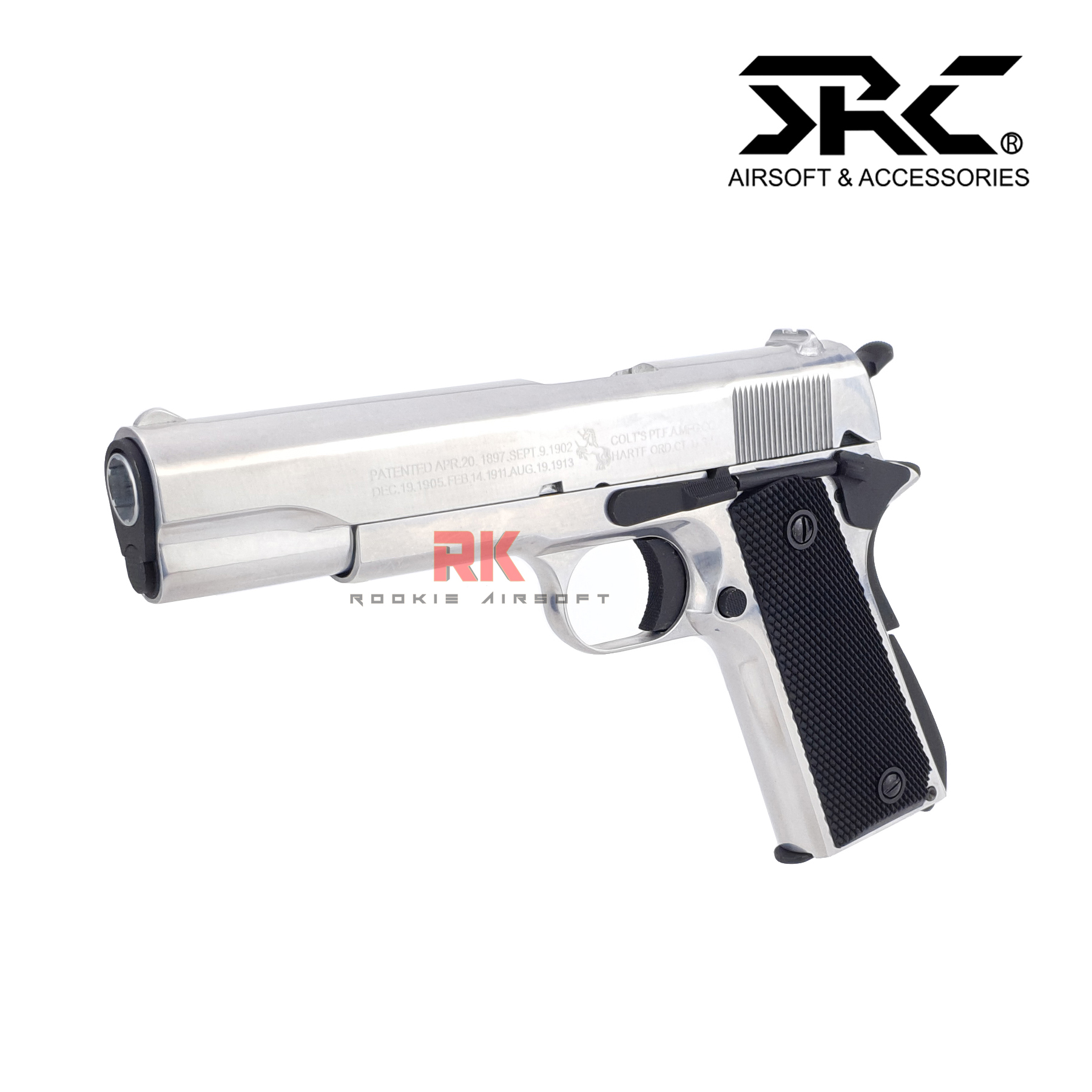 SRC M1911 A1 GBB - Silver