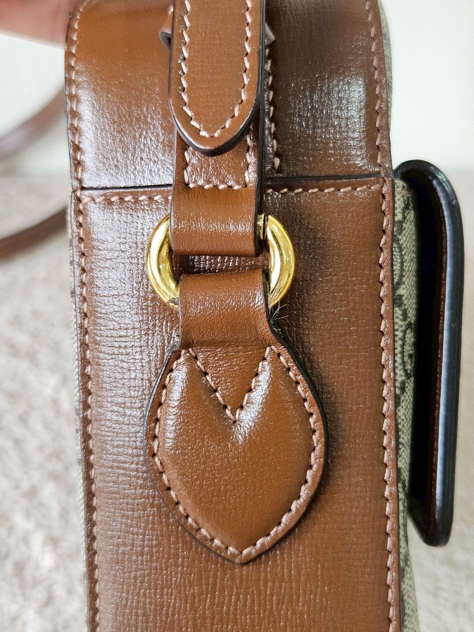 Gucci Horsebit Small Camera Brown