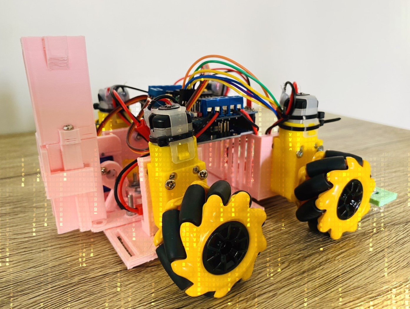 หุ่นยนต์ระดับกลาง สพฐ.2024 แบบล้อสไลด์