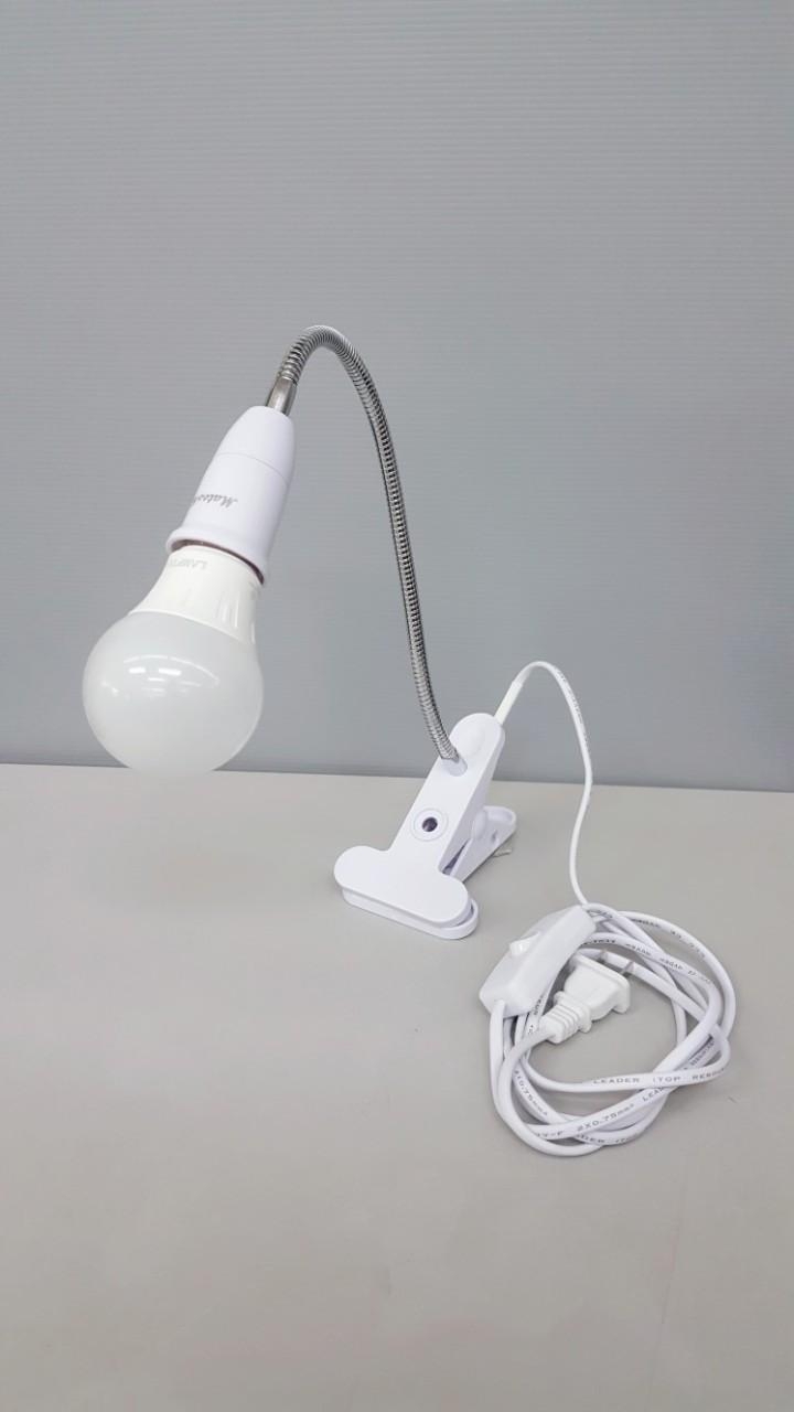 ขาหนีบขั้วเกลียว+สาย+ปลั๊ก E27