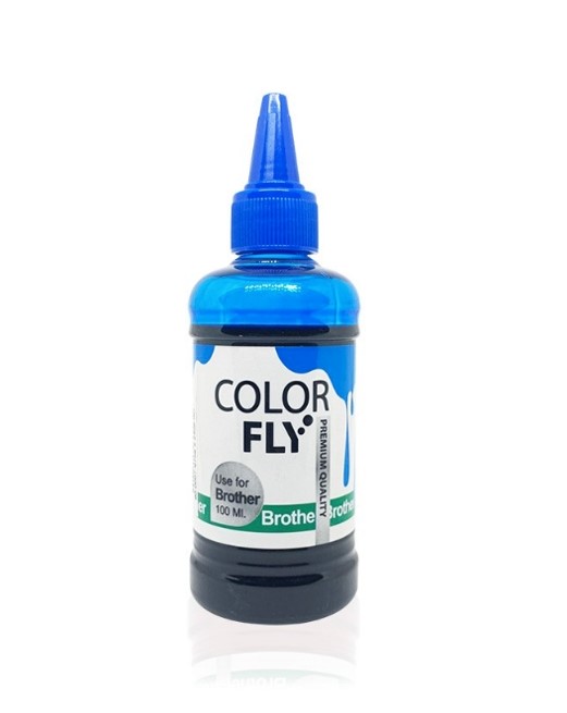 Color Fly Refill Ink Jet หมึกเติมเครื่องพิมพ์ เครื่องปริ้นท์ Brother สีน้ำเงิน
