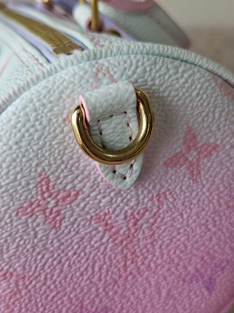 LV Papillon Pastel Sunrise Monogram Microchip