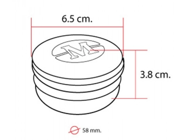 Macaron coffee spreader 58mm. (Turbine press) 1610-389