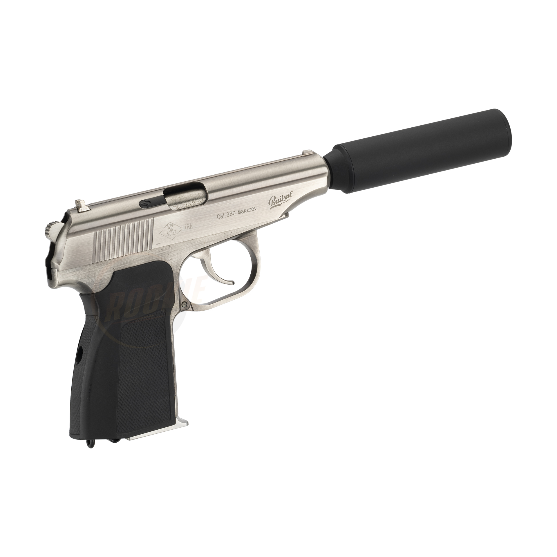 WE Makarov 654K with Silencer (Silver)