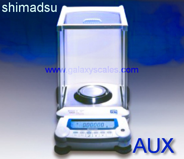 Shimadzu เครื่องชั่งดิจิตอล ยี่ห้อ Shimadzu เครื่องชั่งทศนิยม 4 ตำแหน่ง [0.0001g] ชั้งได้สูงสุด 120 g CAL INTERNAL AUX-120