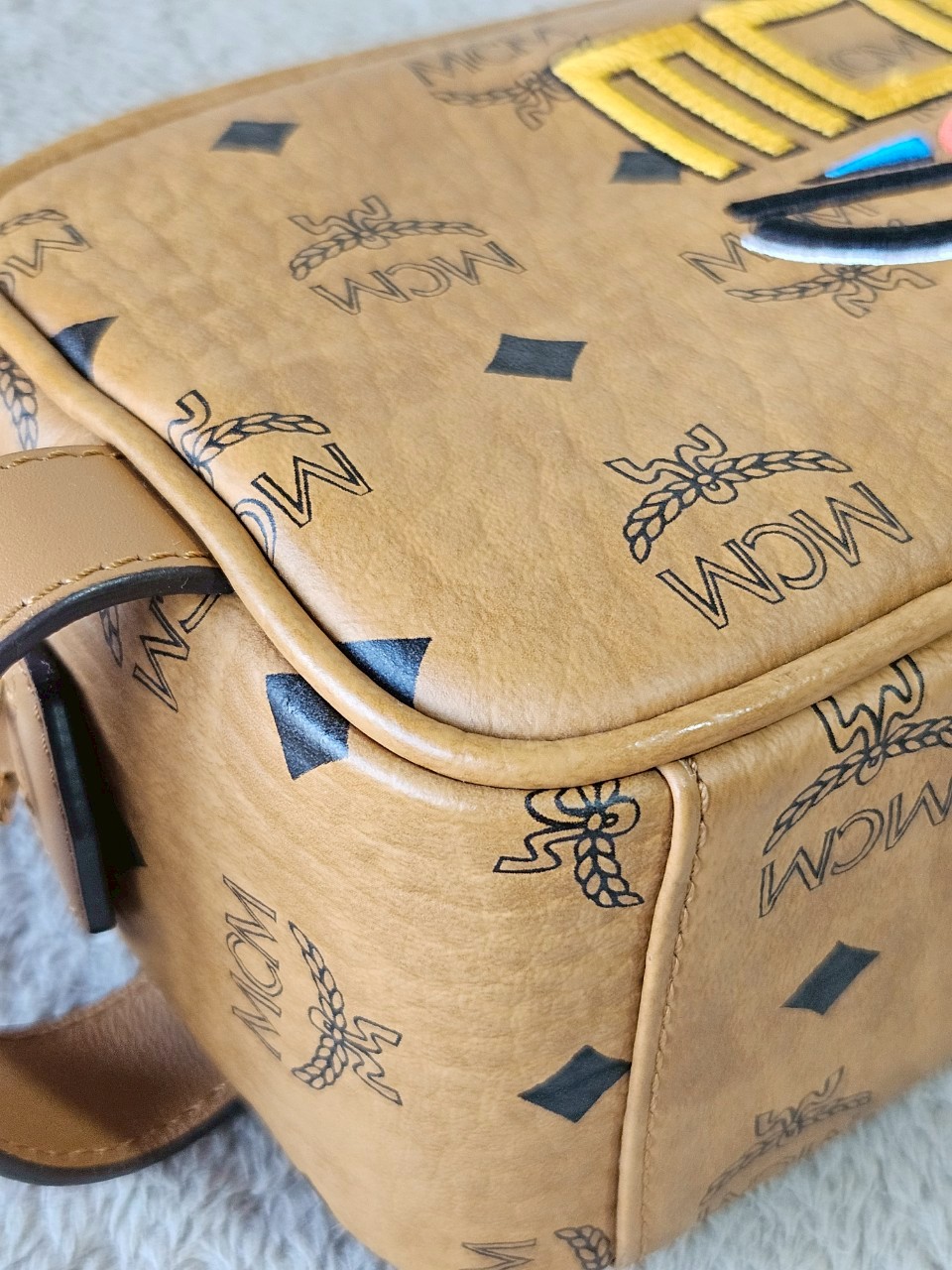 MCM Geo Laurel Wash Bag