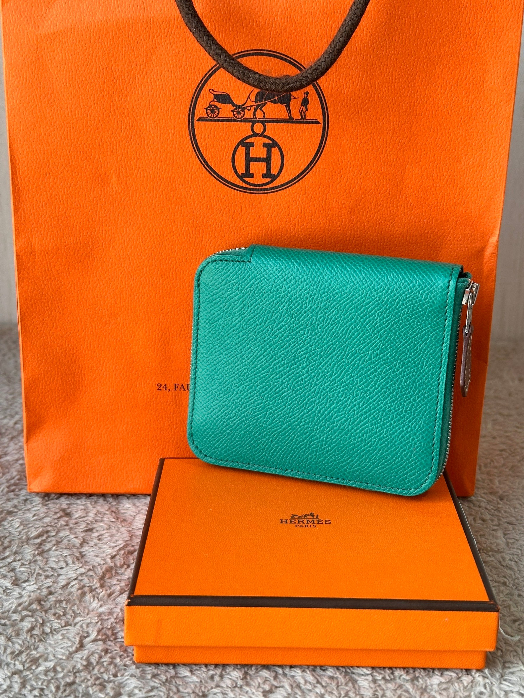 Hermes Silk'In Compact Wallet