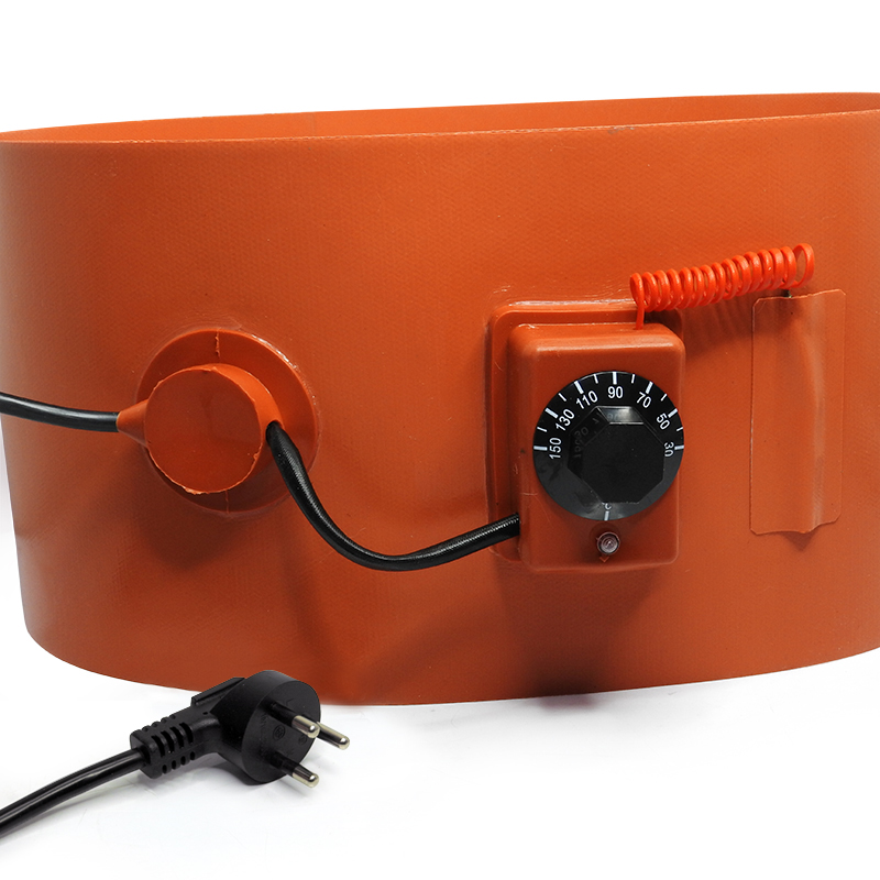 สายรัดถังแก๊สยางซิลิโคน สำหรับอุ่นถังแก๊สที่เกาะตัวเป็นน้ำแข็ง